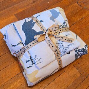 Dog Graphic Printed Full -  Duvet Cover and 1 MATCHING Standard pillow Sham